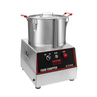 Procesador de Alimentos y Picador de Verduras, Tazón de 7 Cuartos, Procesador de Alimentos de Acero Inoxidable de Grado Alimenticio de 750W con 2 Cuchillas en S Adicionales, Multifuncional para Pi...