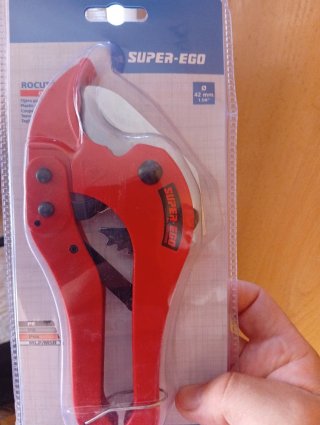 Cortador tubería PVC SUPER-EGO 42mm