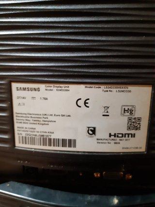 Monitor Samsung Negro 24"