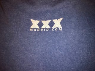 Camiseta XXX Madrid Azul