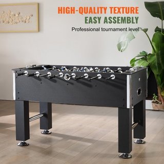 Mesa de Futbolín, Mesa de Futbolín de Tamaño Estándar de 55 pulgadas, Mesa de Futbolín de Tamaño Completo para el Hogar, la Familia y la Sala de Juegos, Fútbol con Juego de Mesa de Futbolín, Inclu...