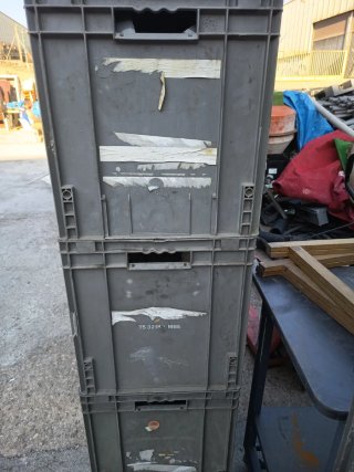 Cajas industriales apilables