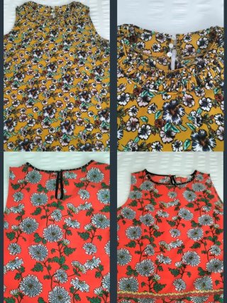 Lote  Tops/Camisetas sin mangas