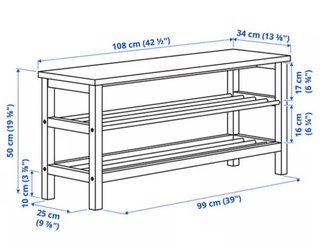 Baco zapatero IKEA TJUSIG