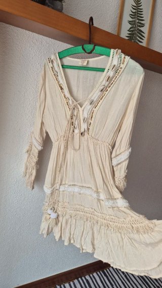 Vestido Boho Chic con Conchas