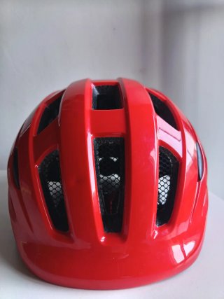 Casco de bicicleta infantil rojo
