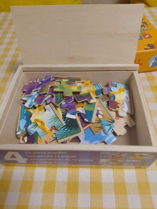 Lote 3 juegos infantiles: Puzzles y más
