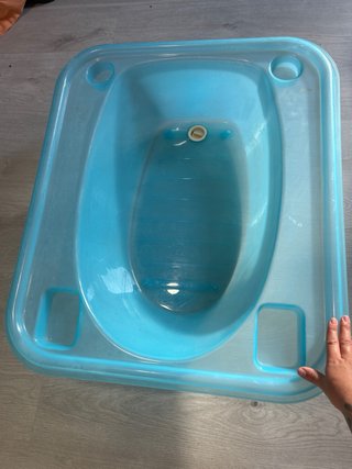 Bañera bebé azul grande