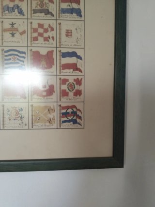 Cuadro Banderas Marítimas Antiguo
