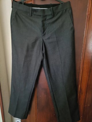 Pantalón Traje Boston Gris Marengo Hombre
