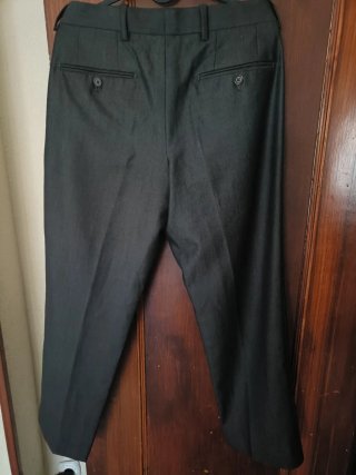 Pantalón Traje Boston Gris Marengo Hombre