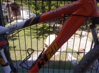 Bicicleta Monty K20 con silla para bebé