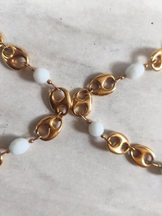 COLLAR VICEROY CALABROTES ORO Y BLANCO