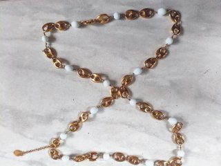 COLLAR VICEROY CALABROTES ORO Y BLANCO