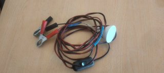 Cavo con pinze e interruttore