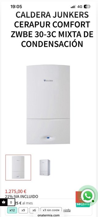Caldera Junkers ZWBE 30 3C
