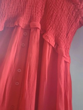 Vestido rojo Zara