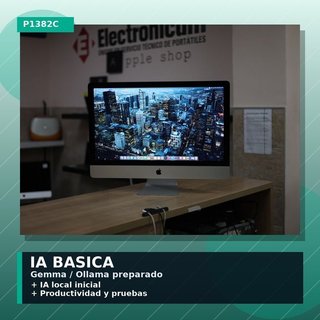 iMac 27 2019 i5 3.7 8GB RAM Radeon Pro 580X 8GB IA básica