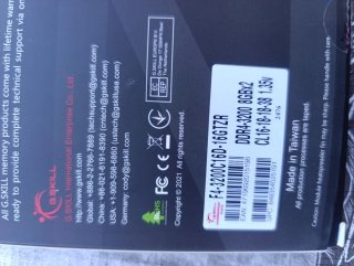 G.Skillz Trident RAM 3200Mhz 32Gb (4x8Gb)
