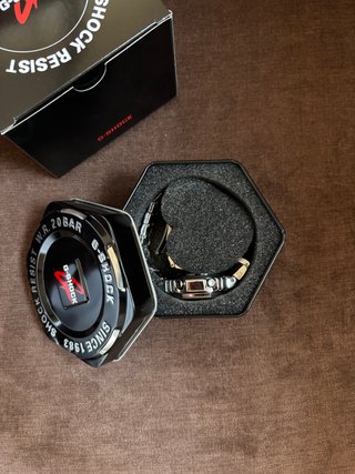 Reloj Deportivo Azul y Plateado Muy Resistente