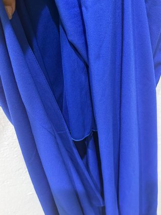 Vestido largo fiesta azul