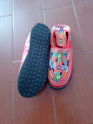 Zapatillas Marroquíes Piel Multicolor