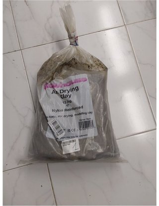 Arcilla de modelado de secado al aire reforzada de nailon - 12 -5 kg (piedra)
