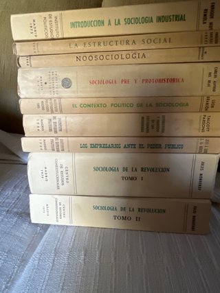 Libros de Sociología de los años 60-70