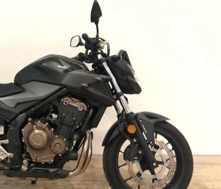 Honda CB 500F Naked Gris satinada.