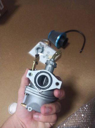 Carburador Pitbike PZ19 19mm + Filtro Aire