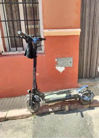 Patinete Eléctrico azul i negro smartyiro dual