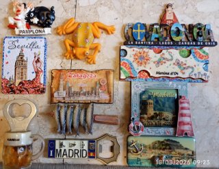 Lote Imanes Nevera España y Portugal