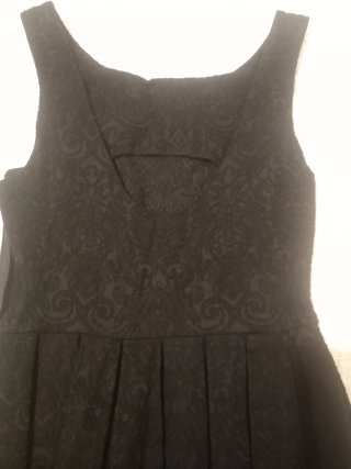 Vestido Negro Zara sin Mangas