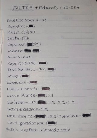 Adrenalyn 25-26 Cromos
