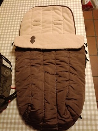 Saco de silla invierno marrón