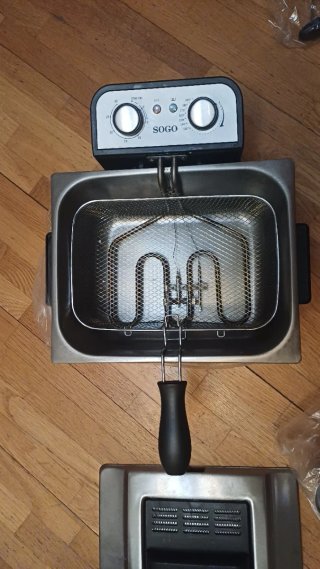 Freidora SOGO 5L Acero Inoxidable 3000W SS-798