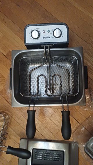 Freidora SOGO 5L Acero Inoxidable 3000W SS-798