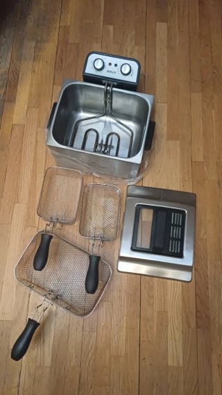 Freidora SOGO 5L Acero Inoxidable 3000W SS-798