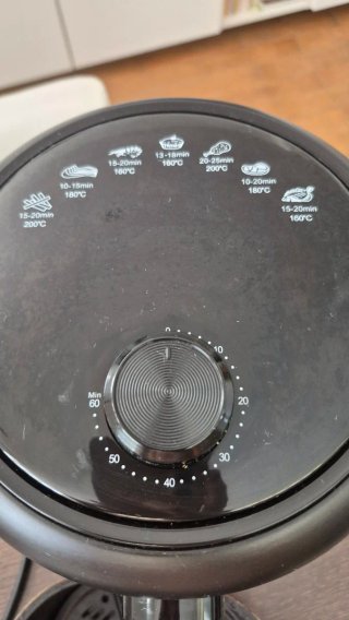 Freidora de aire, diseño compacto, envío rápido