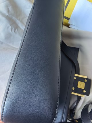 Borsa Fendi Baguette Nero Dorato