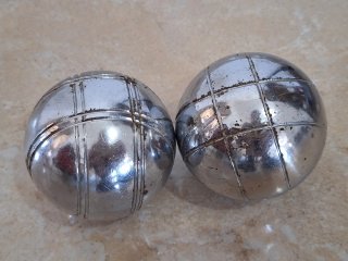 2 Bocce Metallo Vintage JB Competizione