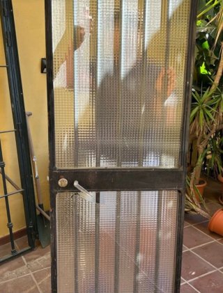 Puerta hierro macizo forjado
