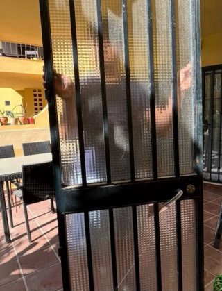 Puerta hierro macizo forjado