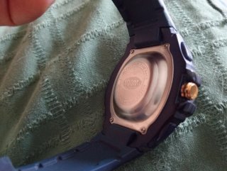 Reloj Radiant Azul y Dorado