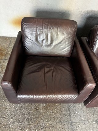 2 Butacas IKEA Piel Marrón