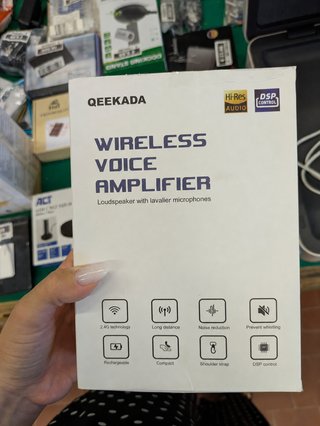 QEEKADA amplificatore vocale wireless