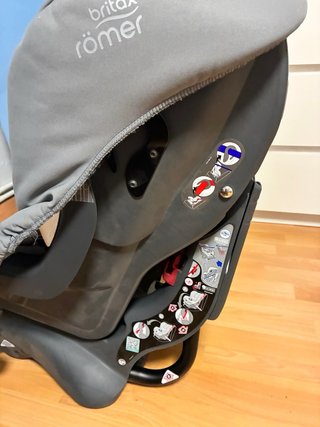 Silla coche Britax Römer sin ISOFIX