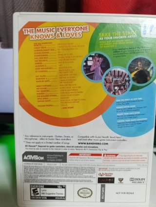 Band Hero Wii Activision