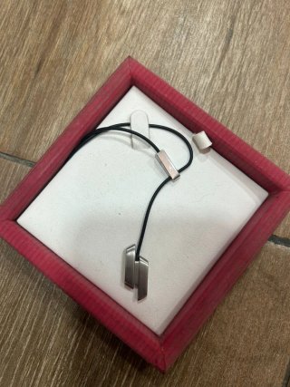 Accesorio Acero Negro/Plata lotus