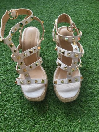 Sandali TATA Donna Beige/Oro Tg 37